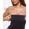 imageINLYRIC Natrelax Womens Tube Tops Strapless Tank Tops Sexy Summer Going Out Crop Tops Trendy Bandeau TopsBlack  Go Up One Size