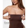 imageINLYRIC Natrelax Womens Tube Tops Strapless Tank Tops Sexy Summer Going Out Crop Tops Trendy Bandeau TopsHazelnut  Go Up One Size