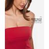 imageINLYRIC Natrelax Womens Tube Tops Strapless Tank Tops Sexy Summer Going Out Crop Tops Trendy Bandeau TopsLipstick Red  Go Up One Size