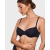 imageINLYRIC Womens Inbarely Plus Balconette Bra  Demi Unlined No Padding Underwire Comfort Natural Support Everyday BrasBlack  Go Up a Cup Size