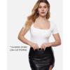 imageINLYRIC Womens Inbarely Plus Balconette Bra  Demi Unlined No Padding Underwire Comfort Natural Support Everyday BrasBlack  Go Up a Cup Size