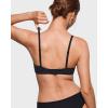 imageINLYRIC Womens Inbarely Plus Balconette Bra  Demi Unlined No Padding Underwire Comfort Natural Support Everyday BrasBlack  Go Up a Cup Size