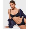 imageINLYRIC Womens Inbarely Plus Balconette Bra  Demi Unlined No Padding Underwire Comfort Natural Support Everyday BrasBlack  Go Up a Cup Size