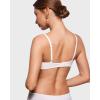 imageINLYRIC Womens Inbarely Plus Balconette Bra  Demi Unlined No Padding Underwire Comfort Natural Support Everyday BrasCoconut White  Go Up a Cup Size