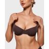 imageINLYRIC Womens Inbarely Plus Balconette Bra  Demi Unlined No Padding Underwire Comfort Natural Support Everyday BrasHazelnut  Go Up a Cup Size