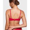 imageINLYRIC Womens Inbarely Plus Balconette Bra  Demi Unlined No Padding Underwire Comfort Natural Support Everyday BrasLipstick Red  Go Up a Cup Size