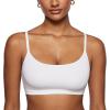 imageINLYRIC Womens Inbarely Bralettes Cami Bras No Underwire Wireless Seamless Unlined Comfort Sports BraSnow White