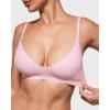 imageINLYRIC Womens Inbarely Soft Scoop Bralettes No Padding Cami Bras Unlined No Underwire Comfort Sleep Bralette PulloverSweet Pink