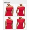 imageINLYRIC Womens Off The Shoulder Maxi Dresses Versatile Elegant Formal Wedding Guest Cocktail Fall OutfitLipstick Red