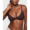 imageINLYRIC Womens Inbarely Plus Plunge Bra  Unlined Underwire Sexy Demi Balconette BrasHazelnut