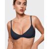 imageINLYRIC Womens Inbarely Plus Plunge Bra  Unlined Underwire Sexy Demi Balconette BrasTrue Navy