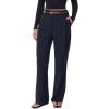 imageINLYRIC Womens Wide Leg Dress Pants High Waisted Stretchy Pull On Work Office Business Casual Trousers Slacks with PocketsTrue Navy
