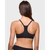 image:imageINLYRIC Womens Inbarely Soft Triangle Racerback Bralette  No Padding Unlined No Underwire Comfort Everyday Plunge BraletteBlack