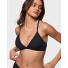 image:imageINLYRIC Womens Inbarely Soft Triangle Racerback Bralette  No Padding Unlined No Underwire Comfort Everyday Plunge BraletteBlack