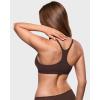 image:imageINLYRIC Womens Inbarely Soft Triangle Racerback Bralette  No Padding Unlined No Underwire Comfort Everyday Plunge BraletteHazelnut