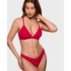image:imageINLYRIC Womens Inbarely Soft Triangle Racerback Bralette  No Padding Unlined No Underwire Comfort Everyday Plunge BraletteLipstick Red