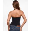image:imageINLYRIC Womens Inbarely Soft Deep Halterneck Double Lined Sleeveless Tank Tops Backless Going Out Slim Fitted SexyBlack