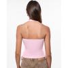 image:imageINLYRIC Womens Inbarely Soft Deep Halterneck Double Lined Sleeveless Tank Tops Backless Going Out Slim Fitted SexySweet Pink