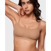 image:imageINLYRIC Womens Inbarely Bralettes Cami Bras No Underwire Wireless Seamless Unlined Comfort Sports BraGravel Beige