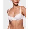 image:imageINLYRIC Womens Inbarely Plus Balconette Bra  Demi Unlined No Padding Underwire Comfort Natural Support Everyday BrasCoconut White