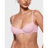 image:imageINLYRIC Womens Inbarely Plus Balconette Bra  Demi Unlined No Padding Underwire Comfort Natural Support Everyday BrasSweet Pink