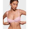 image:imageINLYRIC Womens Inbarely Plus Balconette Bra  Demi Unlined No Padding Underwire Comfort Natural Support Everyday BrasSweet Pink