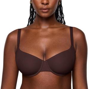 image:imageINLYRIC Womens Inbarely Plus Balconette Bra  Demi Unlined No Padding Underwire Comfort Natural Support Everyday BrasHazelnut