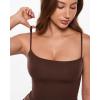 image:imageINLYRIC Womens Camisole Tank Tops for Women Double Lined Crop Tops Spaghetti Straps Summer Sexy Going Out OutfitHazelnut