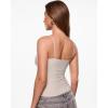 image:imageINLYRIC Womens Camisole Tank Tops for Women Double Lined Crop Tops Spaghetti Straps Summer Sexy Going Out OutfitVanilla White