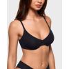 image:imageINLYRIC Womens Inbarely Plus Demi Balconette Bra No Padding Unlined Underwire Comfort Tshirt Supportive Everyday BrasBlack