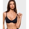 image:imageINLYRIC Womens Inbarely Plus Demi Balconette Bra No Padding Unlined Underwire Comfort Tshirt Supportive Everyday BrasBlack