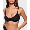 image:imageINLYRIC Womens Inbarely Plus Demi Balconette Bra No Padding Unlined Underwire Comfort Tshirt Supportive Everyday BrasBlack