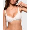 image:imageINLYRIC Womens Inbarely Plus Demi Balconette Bra No Padding Unlined Underwire Comfort Tshirt Supportive Everyday BrasCoconut White