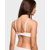 image:imageINLYRIC Womens Inbarely Plus Demi Balconette Bra No Padding Unlined Underwire Comfort Tshirt Supportive Everyday BrasCoconut White