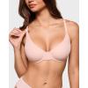 image:imageINLYRIC Womens Inbarely Plus Demi Balconette Bra No Padding Unlined Underwire Comfort Tshirt Supportive Everyday BrasGentle Rose
