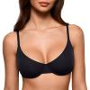 image:imageINLYRIC Womens Inbarely Plus Demi Balconette Bra No Padding Unlined Underwire Comfort Tshirt Supportive Everyday BrasBlack
