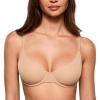 image:imageINLYRIC Womens Inbarely Plus Demi Balconette Bra No Padding Unlined Underwire Comfort Tshirt Supportive Everyday BrasWarm Beige