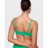 image:imageINLYRIC Womens Inbarely Triangle Bralette Plunge Unlined Seamless Bra No Underwire Sexy Comfortable EverydayApple Green