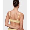 image:imageINLYRIC Womens Inbarely Triangle Bralette Plunge Unlined Seamless Bra No Underwire Sexy Comfortable EverydayPale Yellow