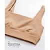 image:imageINLYRIC Womens Inbarely Outwear Longline Square Neck Bralette Supportive Unlined No Underwire Yoga Sports BraBlack