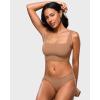 image:imageINLYRIC Womens Inbarely Outwear Longline Square Neck Bralette Supportive Unlined No Underwire Yoga Sports BraGravel Beige