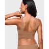 image:imageINLYRIC Womens Inbarely Outwear Longline Square Neck Bralette Supportive Unlined No Underwire Yoga Sports BraGravel Beige