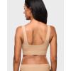 image:imageINLYRIC Womens Inbarely Outwear Longline Square Neck Bralette Supportive Unlined No Underwire Yoga Sports BraWarm Beige