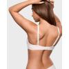 image:imageINLYRIC Womens Inbarely Plus Unlined Bras V Neck No Padding Underwire Tshirt Balconette Full Coverage Comfort Lounge BrasCoconut White