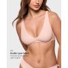 image:imageINLYRIC Womens Inbarely Plus Unlined Bras V Neck No Padding Underwire Tshirt Balconette Full Coverage Comfort Lounge BrasGentle Rose