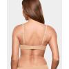 image:imageINLYRIC Womens Inbarely Plus Unlined Bras V Neck No Padding Underwire Tshirt Balconette Full Coverage Comfort Lounge BrasWarm Beige