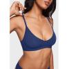 image:imageINLYRIC Womens Inbarely Soft Scoop Bralettes No Padding Cami Bras Unlined No Underwire Comfort Sleep Bralette PulloverNightfall Blue