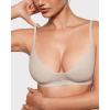 image:imageINLYRIC Womens Inbarely Soft Scoop Bralettes No Padding Cami Bras Unlined No Underwire Comfort Sleep Bralette PulloverVanilla White