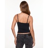 image:imageINLYRIC Womens Airsoft Padded Tank Top Built in Bra Camisole Adjustable Spaghetti Straps Basic Going Out Tops SummerBlack
