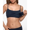 image:imageINLYRIC Womens Airsoft Padded Tank Top Built in Bra Camisole Adjustable Spaghetti Straps Basic Going Out Tops SummerDeep Ocean Blue